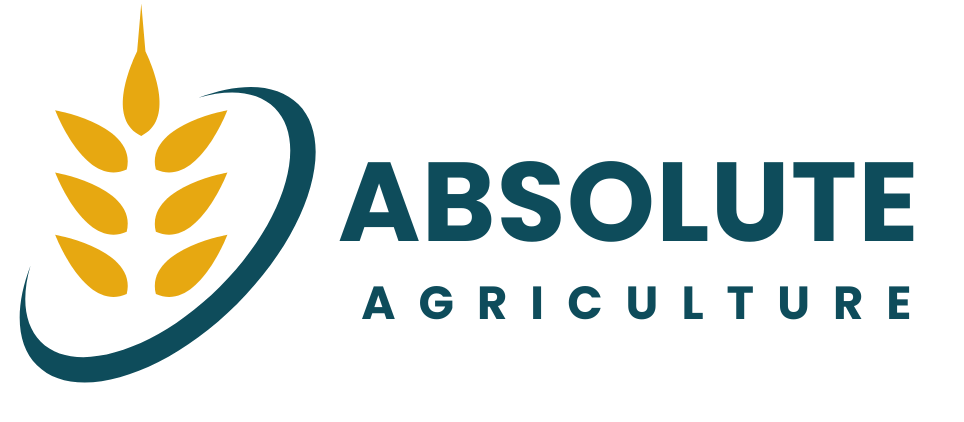 Green and Yellow Modern Agriculture Logo Design